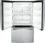 GWE22JYMFS - REFRIGERATORS - GE - French 3-Door - Stainless Steel - Open Box