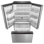 MRF29D2AST - REFRIGERATORS - Midea - French 3-Door - Stainless Steel - Open Box